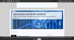 Desktop Screenshot of droit-medical.over-blog.fr