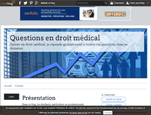 Tablet Screenshot of droit-medical.over-blog.fr