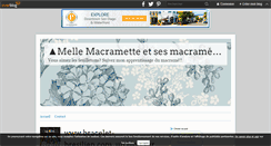 Desktop Screenshot of macrames.over-blog.com