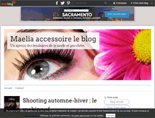Tablet Screenshot of laboutiquedemaelia.over-blog.com