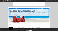 Desktop Screenshot of justafootprint2.over-blog.com
