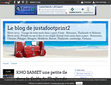Tablet Screenshot of justafootprint2.over-blog.com
