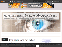 Tablet Screenshot of governmentandwe.over-blog.com