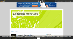Desktop Screenshot of more4you.over-blog.com
