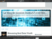 Tablet Screenshot of passion-kumu47.over-blog.com