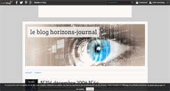 Desktop Screenshot of horizons-journal.over-blog.com