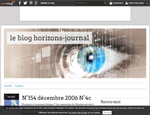 Tablet Screenshot of horizons-journal.over-blog.com