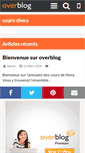 Mobile Screenshot of cours-thora.over-blog.com