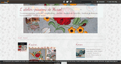 Desktop Screenshot of l-atelier-passions-de-muriel.over-blog.com