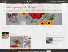 Tablet Screenshot of l-atelier-passions-de-muriel.over-blog.com