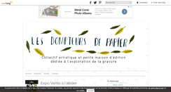 Desktop Screenshot of lesdompteursdepapier.over-blog.fr