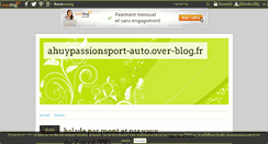 Desktop Screenshot of ahuypassionsport-auto.over-blog.fr