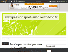Tablet Screenshot of ahuypassionsport-auto.over-blog.fr