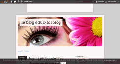 Desktop Screenshot of educ-forblog.over-blog.com