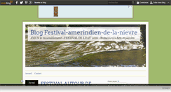 Desktop Screenshot of festival-amerindien-nievre.over-blog.com