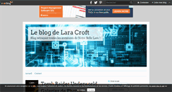 Desktop Screenshot of lara-croft.over-blog.com