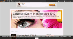 Desktop Screenshot of concours.espritmontesquieu.over-blog.com