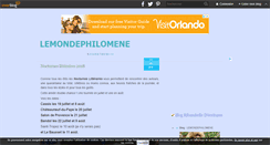 Desktop Screenshot of lemondephilomene.over-blog.com
