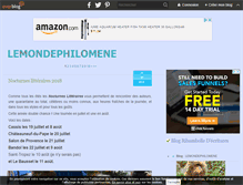 Tablet Screenshot of lemondephilomene.over-blog.com