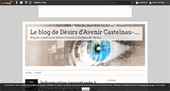 Desktop Screenshot of desirsdavenircastelnau-de-medoc.over-blog.fr