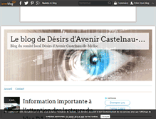 Tablet Screenshot of desirsdavenircastelnau-de-medoc.over-blog.fr