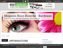 Tablet Screenshot of noceblanche-bordeaux.over-blog.com