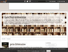 Tablet Screenshot of lecturemania.over-blog.fr