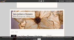 Desktop Screenshot of lesjolieschoses.over-blog.com