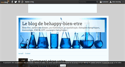 Desktop Screenshot of behappy-bien-etre.over-blog.com