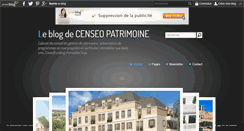 Desktop Screenshot of censeo-patrimoine.over-blog.com