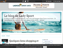 Tablet Screenshot of lady-sport.over-blog.com