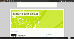 Desktop Screenshot of glosario.over-blog.es