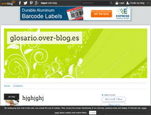 Tablet Screenshot of glosario.over-blog.es