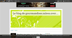 Desktop Screenshot of gourmandises.salees.over-blog.com