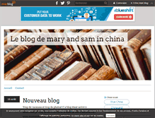 Tablet Screenshot of maryandsaminchina.over-blog.com