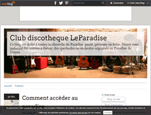 Tablet Screenshot of leparadiseclub.over-blog.com