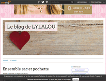 Tablet Screenshot of lylalou.over-blog.fr