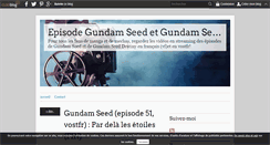 Desktop Screenshot of episode-gundam-seed.over-blog.fr