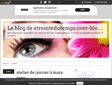 Tablet Screenshot of etreintedutemps.over-blog.com