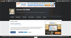 Desktop Screenshot of clementdelorme.over-blog.fr