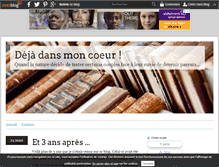 Tablet Screenshot of dejadansmoncoeur.over-blog.com
