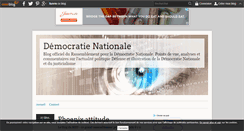 Desktop Screenshot of democratie-nationale.over-blog.com