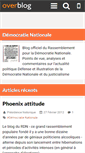 Mobile Screenshot of democratie-nationale.over-blog.com