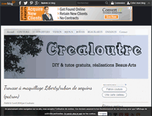 Tablet Screenshot of crealoutre-deco.over-blog.fr
