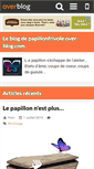 Mobile Screenshot of papillonfrivole.over-blog.com