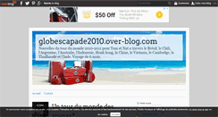 Desktop Screenshot of globescapade2010.over-blog.com