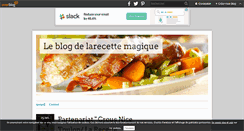 Desktop Screenshot of larecettemagique.over-blog.com