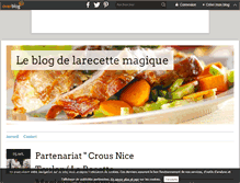 Tablet Screenshot of larecettemagique.over-blog.com