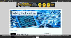 Desktop Screenshot of hackwarium.over-blog.com