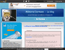 Tablet Screenshot of memorialdormans.over-blog.com